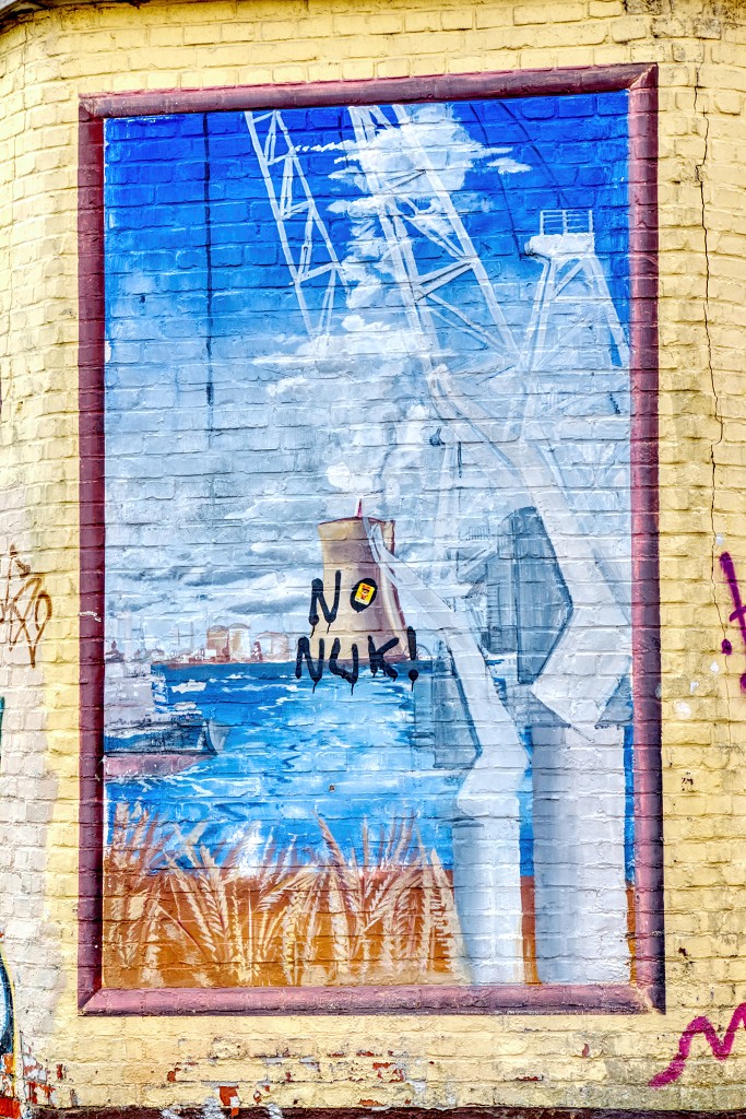 HDR Doel belgie belgique urbex decay verlaten spookdorp spookstad kerncentrale graffiti